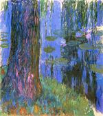Weeping Willow and Water-Lily Pond